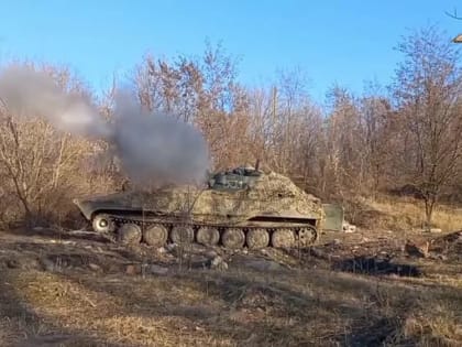 Артиллерия 132 бригады непрерывно наносит удары по позициям противника