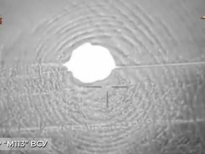 Оператор противотанкового комплекса 58 обСпН уничтожил БТР М113 в движении