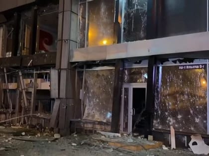 Последствия терроризма со стороны ВСУ в Новогоднюю ночь в центре Донецка