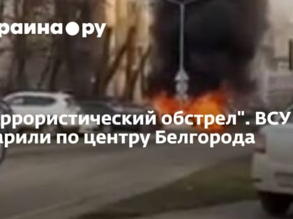 "Террористический обстрел". ВСУ ударили по центру Белгорода