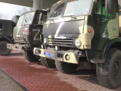 В Донецк прибыл гуманитарный конвой для передачи подразделениям 1-го Донецкого АК