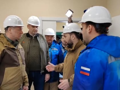 Марат Хуснуллин и Денис Пушилин ознакомились с ходом строительства и модернизации медучреждений Донецка