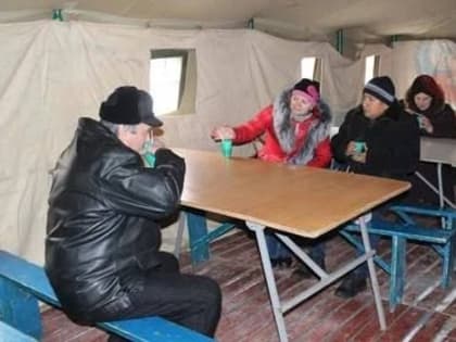 В Донецке продолжают работать пункты обогрева