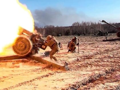 Российские войска уничтожили склад боеприпасов ВСУ в районе Славянска