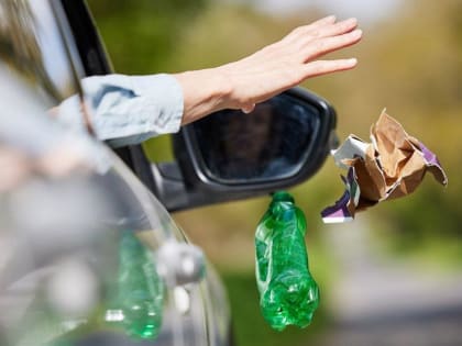 Водителей будут штрафовать за выброшенный из машин мусор при помощи дорожных камер