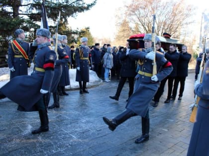 Сотрудники СК России простились с коллегой, погибшим при исполнении служебных обязанностей на территории Донбасса