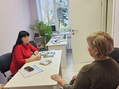 Медицинские психологи проводят выездной прием для подопечных филиала фонда "Защитники Отечества" в Донецкой На