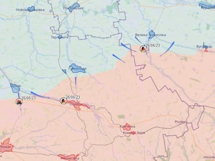 Враг наступает на Запорожском, Южно-Донецком и Лиманском направлениях, Армия России отражает удары