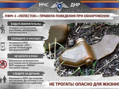 Штаб территориальной обороны ДНР напоминает, что некоторые населенные пункты Донецкой Народной Республики перенасыщены в