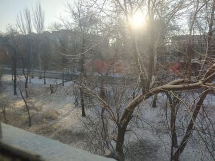 Дончане встретили Рождество со снегом и морозами