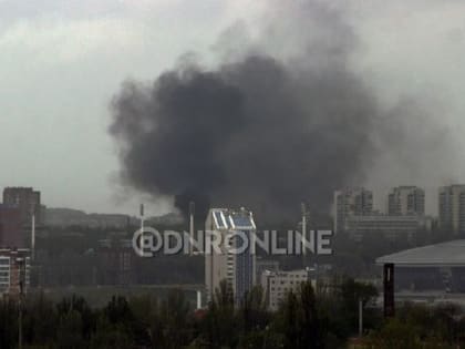Украинские боевики обстреляли автобус в центре Донецка, погибли семь мирных жителей