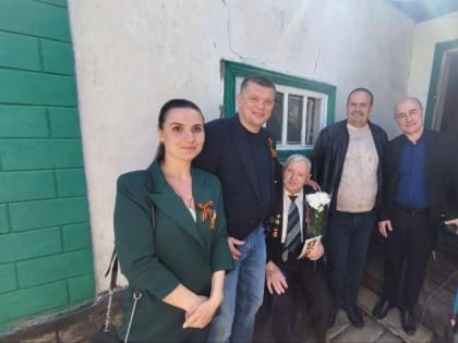 В преддверии Дня Великой Победы, делегация Федерации профсоюзов Донецкой Народной Республики, в составе Председателя ФП 
