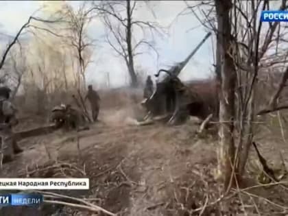 Военкор Александр Сладков побывал на позициях ОБТФ ДНР "Каскад" на Угледарском направлении и пообщался с бойца