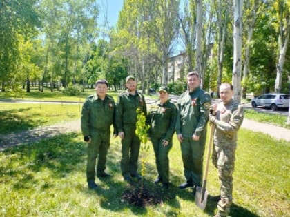 Офицеры СК России по Донецкой Народной Республике приняли участие во Всероссийской акции «Сад памяти»