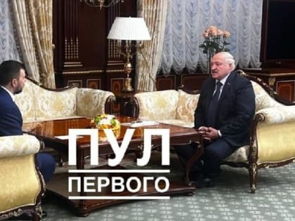 Президент Белоруссии Александр Лукашенко провел встречу с врио Главы ДНР Денисом Пушилиным