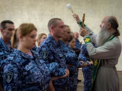 Поздравление от Русской Православной Церкви для росгвардейцев Донецка