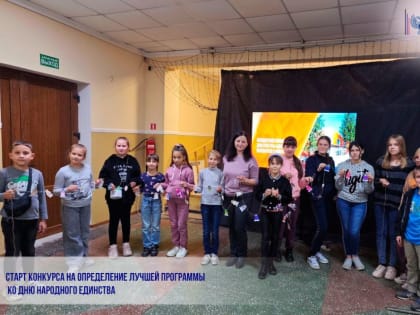 Старт конкурса на определение лучшей программы ко Дню народного единства