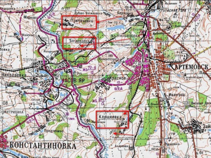 На Артемовском направлении идут бои за Богдановку, наши стараются зайти в центр села