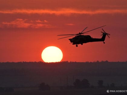 Летчики вертолетов Ми-28 уничтожили опорные пункты ВСУ на Донецком направлении