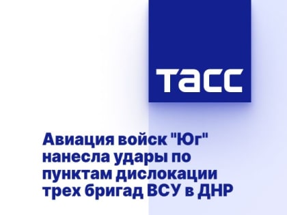 Авиация войск "Юг" нанесла удары по пунктам дислокации трех бригад ВСУ в ДНР