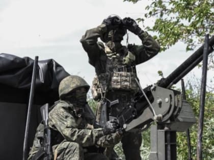 Росгвардейцы сбили дрон самолётного типа в ДНР