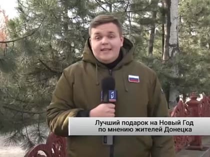 Лучший подарок на Новый Год по мнению жителей Донецка