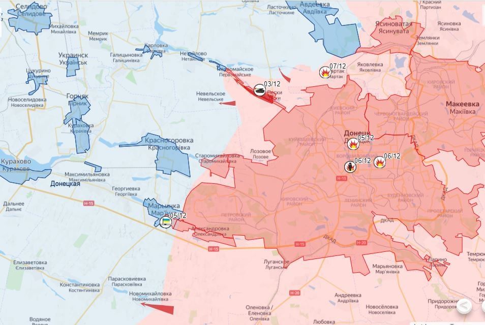 Марьинка донецкая новости