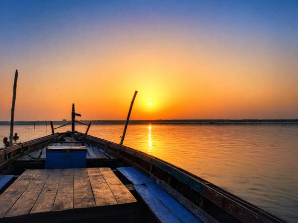 Sunrise Ganges River Silent Voyage