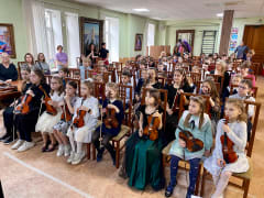 Концерт, посвящённый 150-летию со дня рождения композитора Рейнгольда Морицевича Глиера, в Алексиевской гимназии города Щёлково