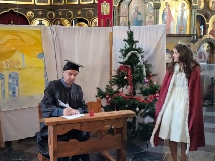 Рождественский концерт приходской воскресной школы Сергиевского храма деревни Алмазово