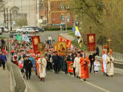 Клинский общегородской Пасхальный крестный ход