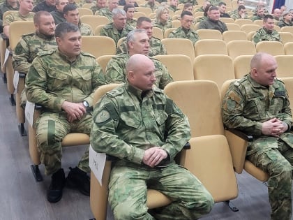 Лекция по семье в ОМОН «ЗУБР» города Щёлково
