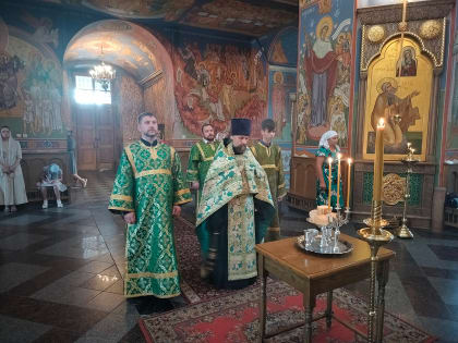 Престольный праздник в Сергиевском храме деревни Алмазово