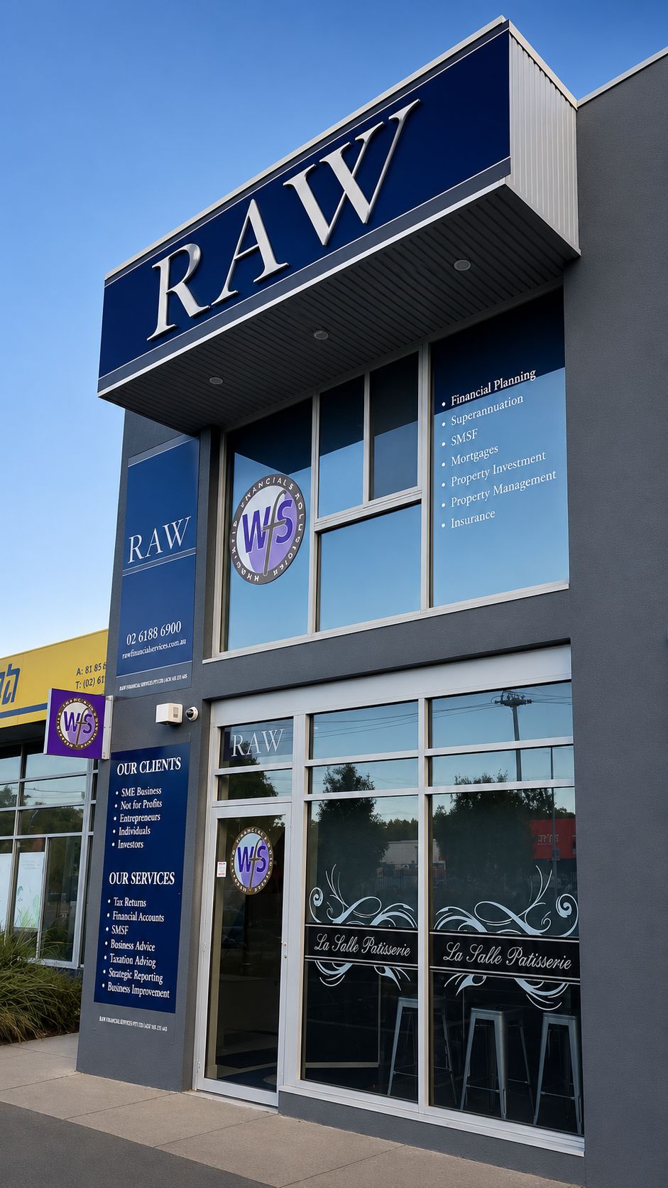 Shop and office branding services in Canberra
