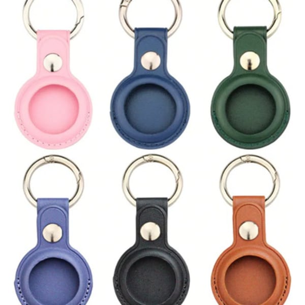 Funda Protectora con Llavero para AirTag — Silicona