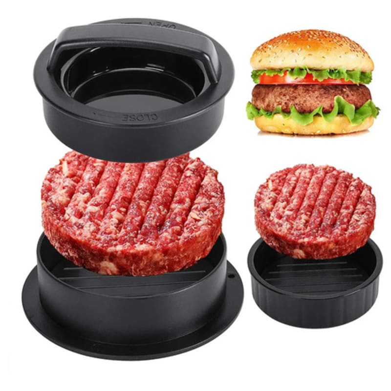 Prensa para Hamburguesas Antiadherente — Molde Aplastador