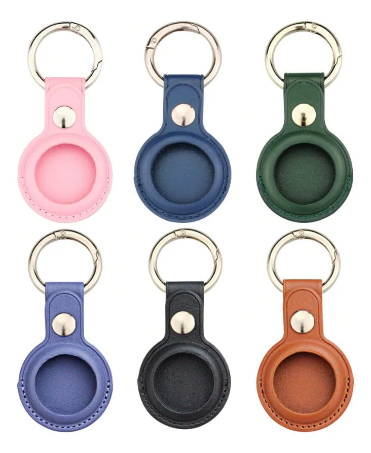 Funda Protectora con Llavero para AirTag — Silicona