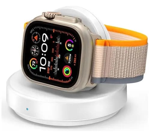 Cargador Inalámbrico Apple Watch Magnético  Blanco