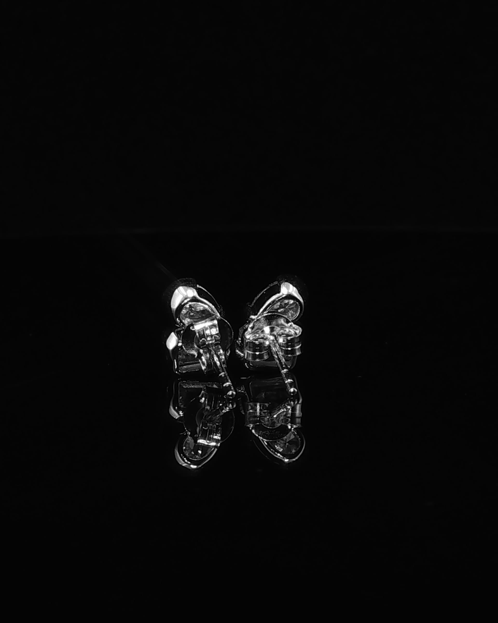 Diamond Stud Earrings, view 3