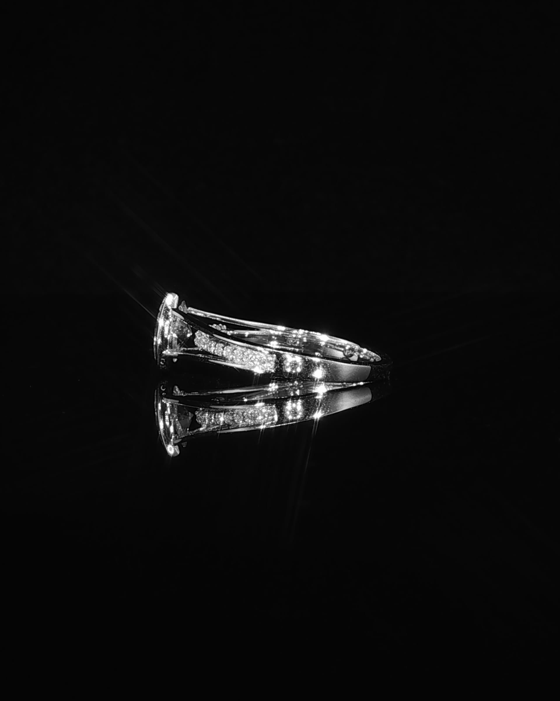 Oval Diamond Engagement Ring, view 4