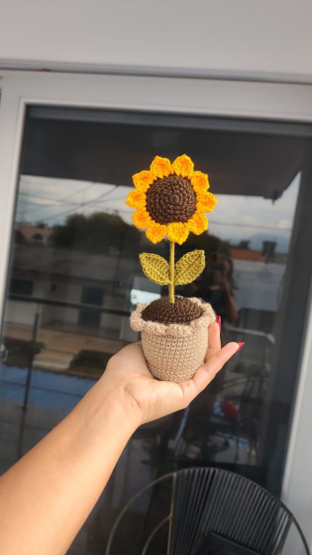 Maceta girasol - Imagen 1