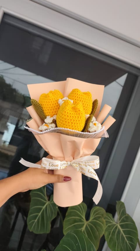 Ramo tulipanes amarillos