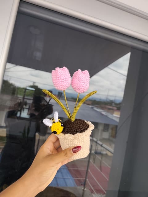 Maceta tulipanes - Vista 1