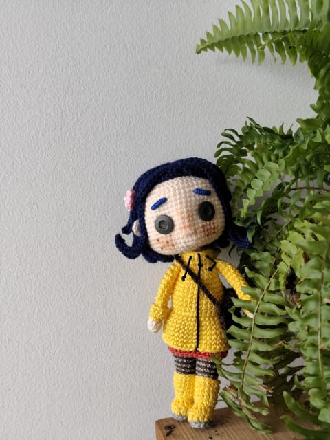 Amigurumi Coraline - Vista 2
