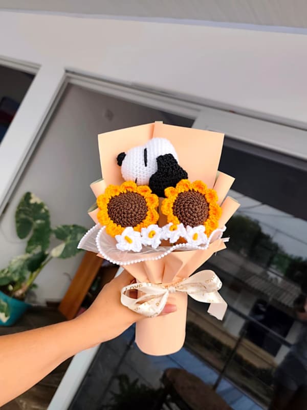 Un detalle que jamás se marchitará 💜🧶