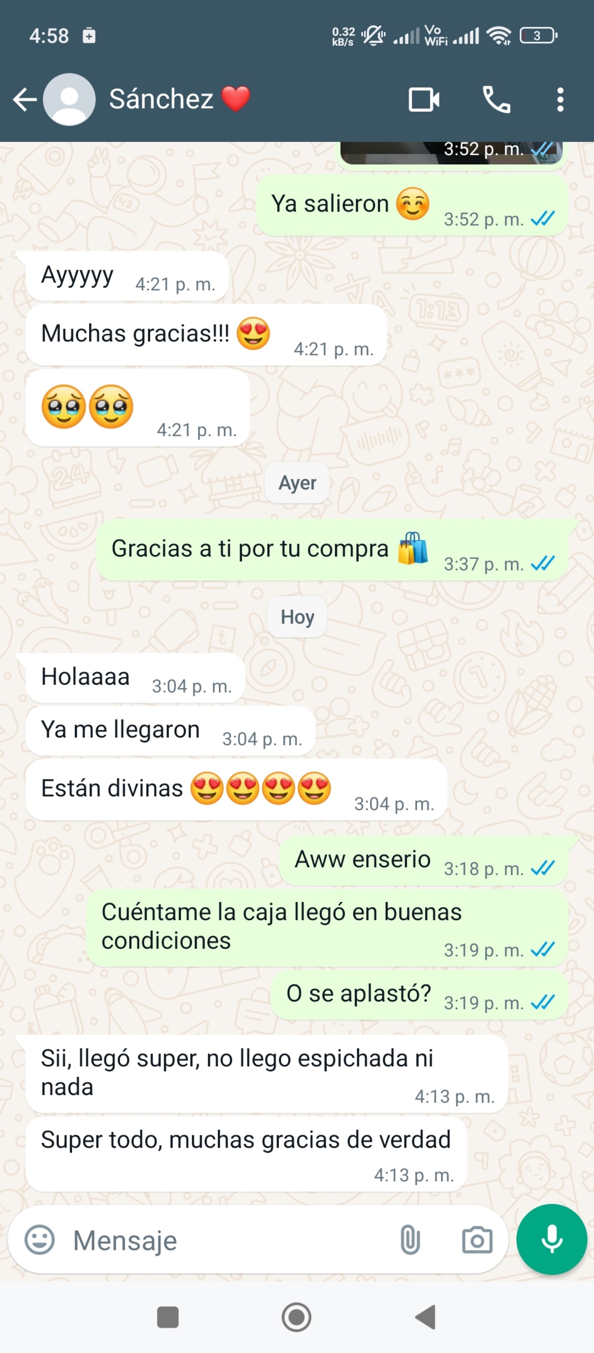 Chat con Eduar S