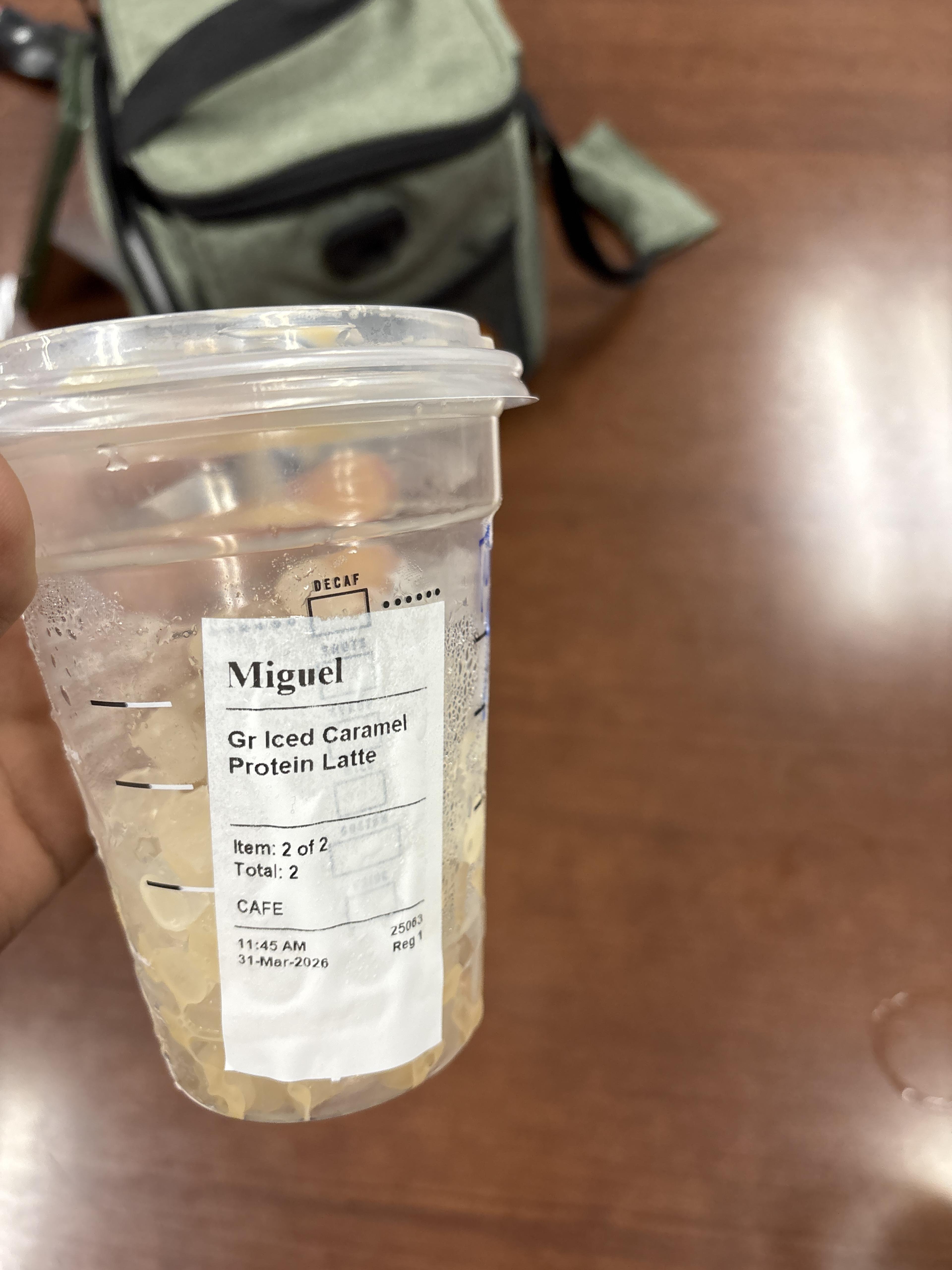 Protien Latte