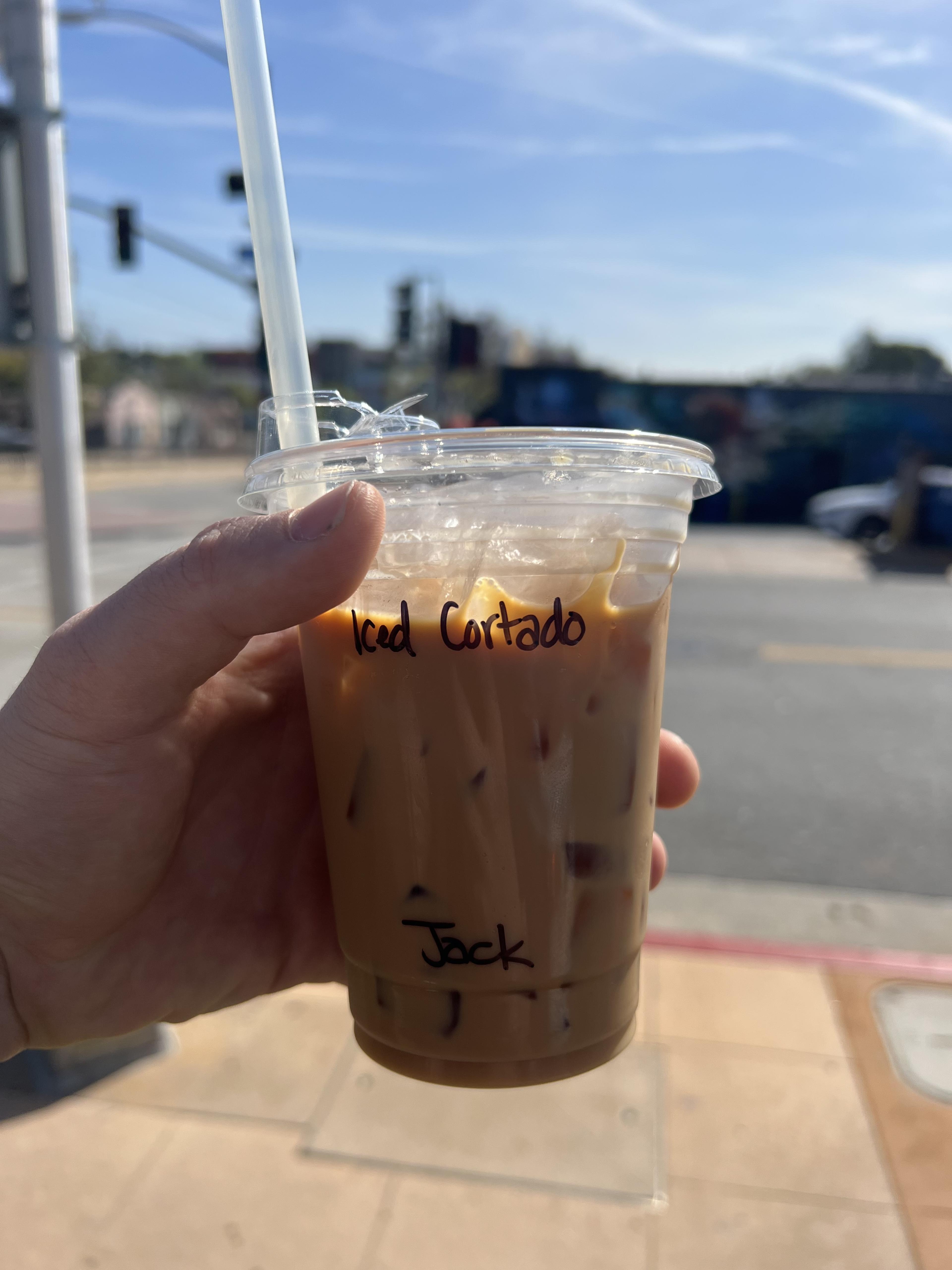 Iced Cortado