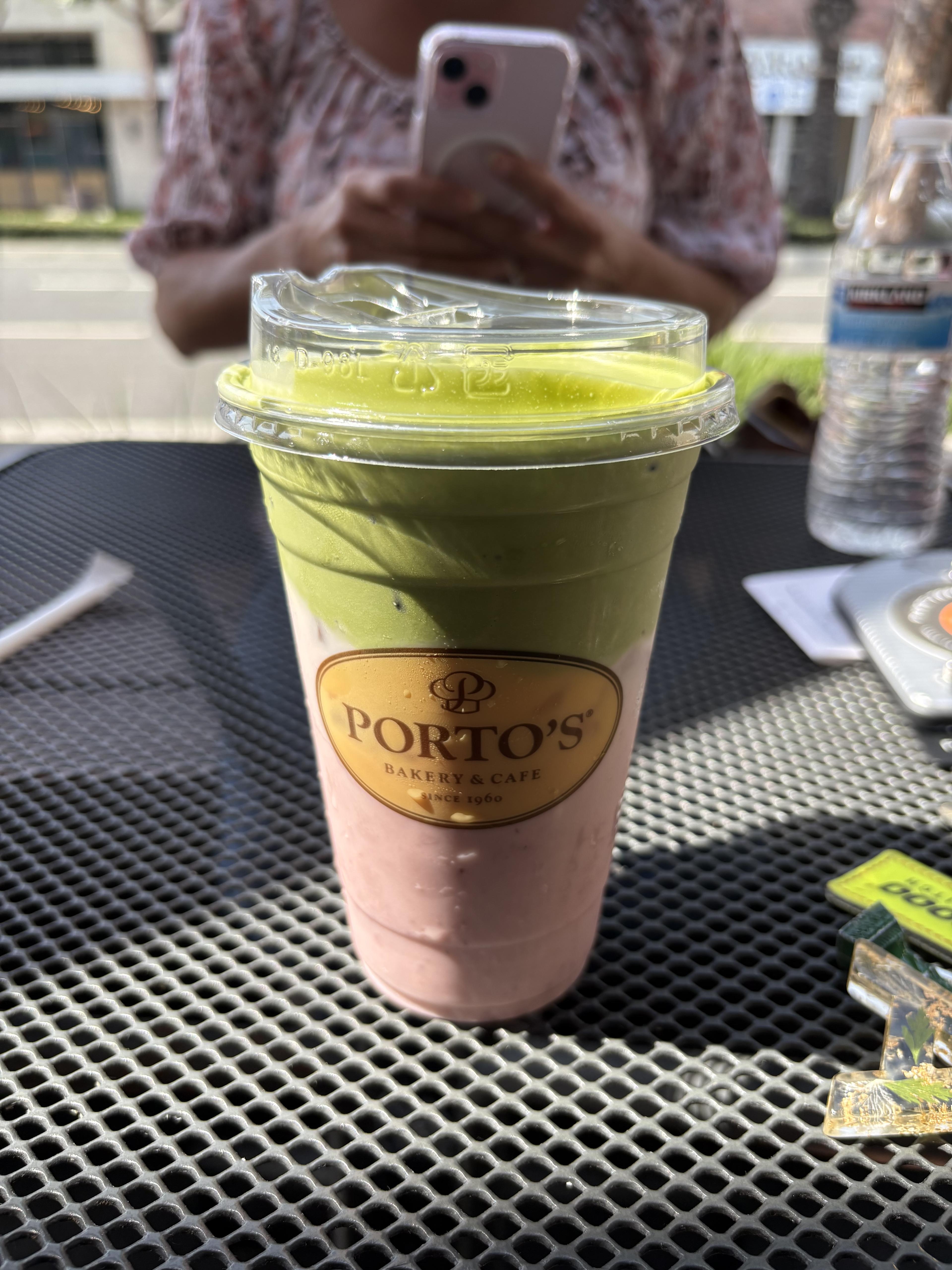 Strawberry Matcha Latte