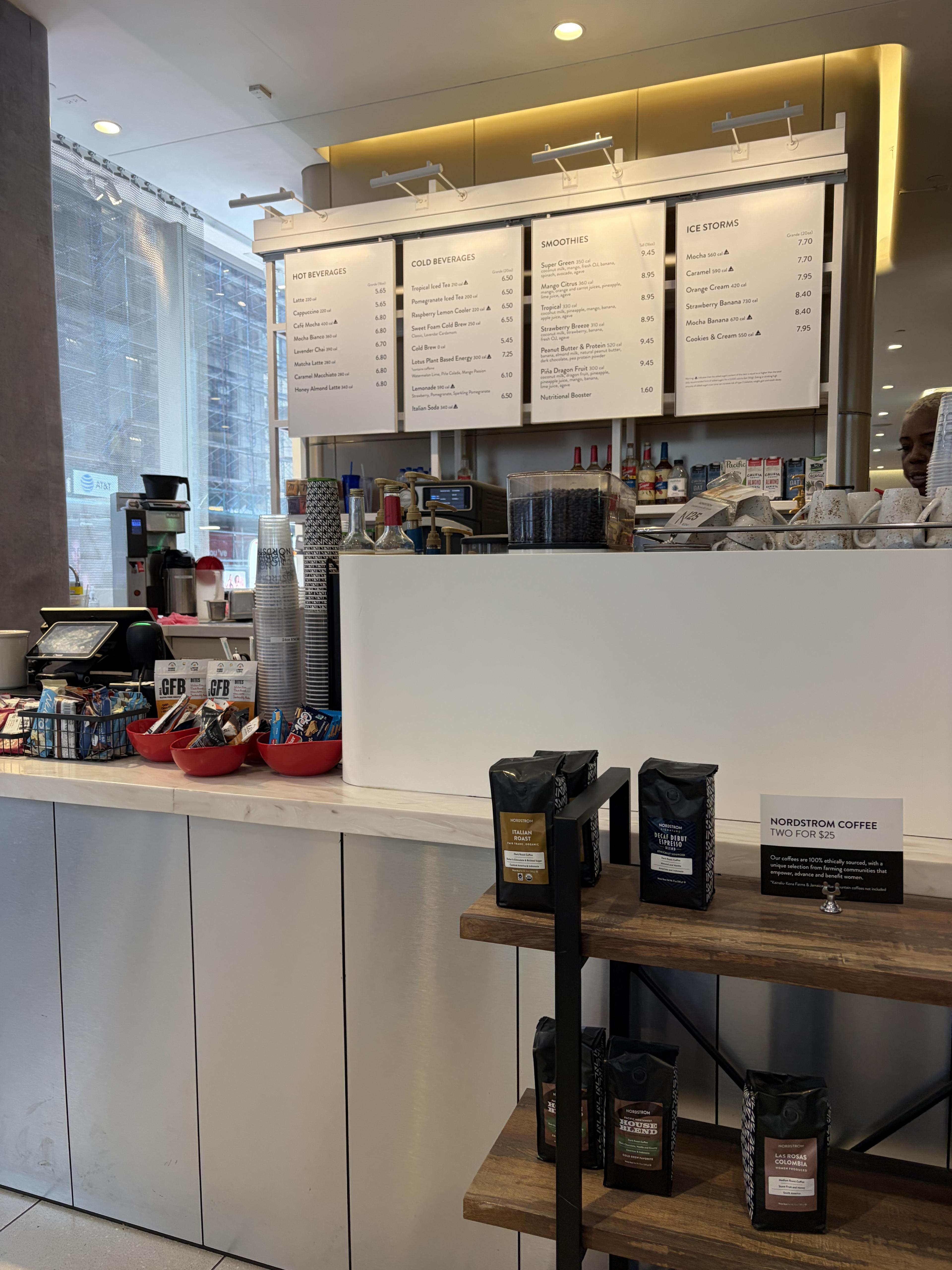 Nordstrom Ebar Artisan Coffee – Men’s Store